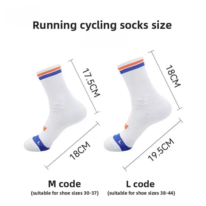 Chaussettes de course marathon d'automne et d'hiver