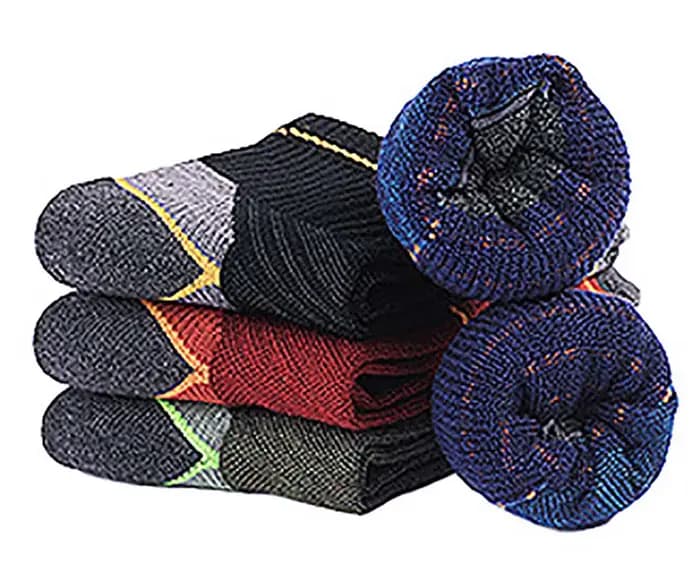 Chaussettes de randonnée en laine mérinos pour hommes et femmes