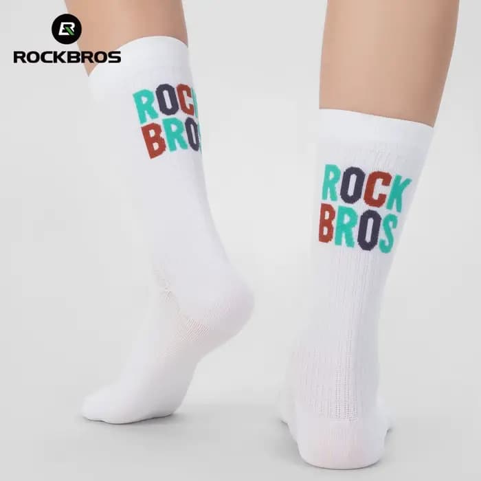 ROCKBROS Chaussettes de cyclisme à bordure hautement élastique