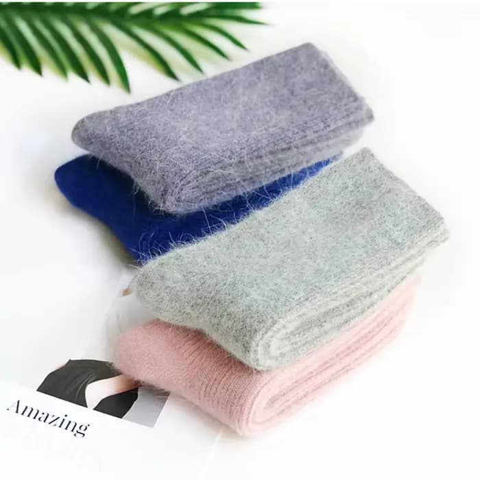 Chaussettes en laine pour femmes automne hiver