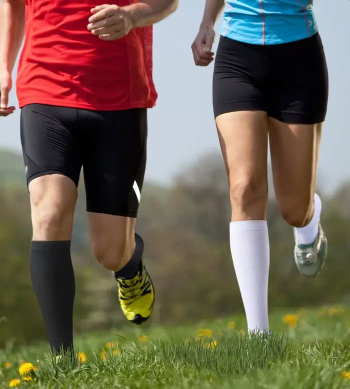 7 paires de chaussettes de compression pour femmes et hommes