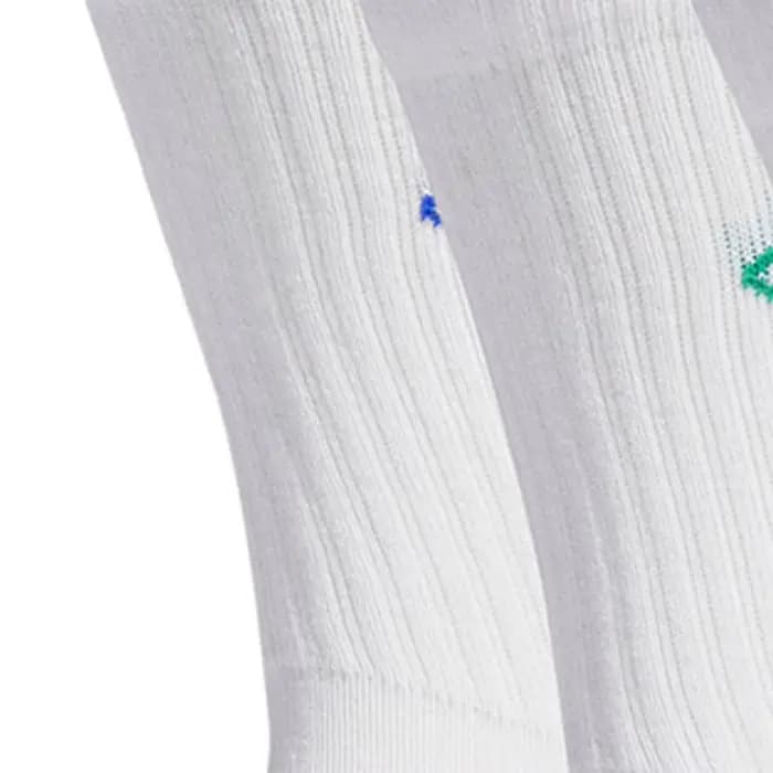 Chaussettes de sport Adidas pour hommes et femmes - Pack de 3 : rouge néon