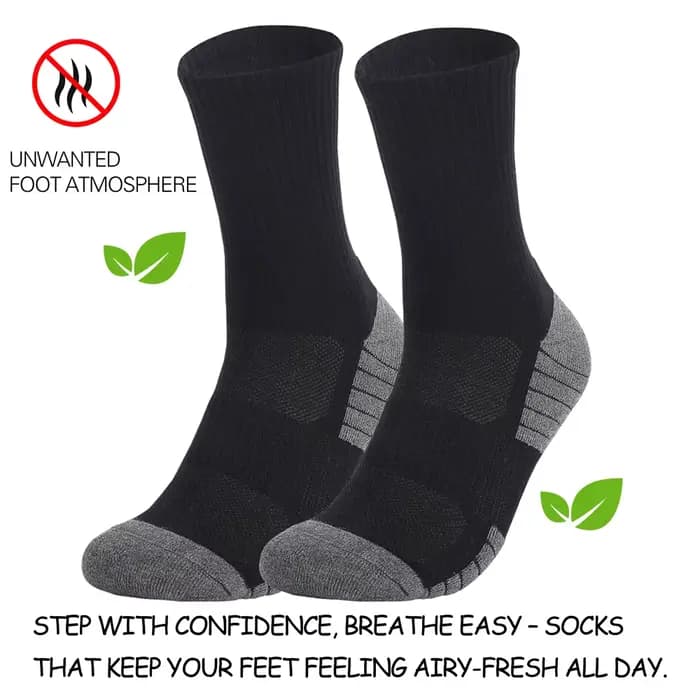 1/3/6 paires de chaussettes de randonnée épaisses pour hommes et femmes