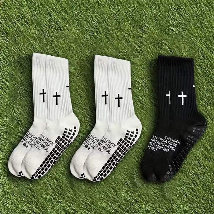 Chaussettes de Yoga avec Logo croisé
