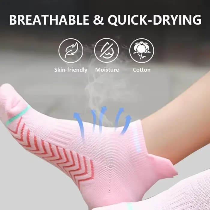 Chaussettes de sport respirantes pour hommes et femmes, chaussettes athlétiques pour le cyclisme, le basket-ball, le fitness, la course à pied, l'extérieur, 5 paires par lot