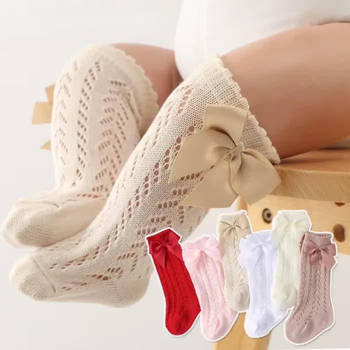 Chaussettes d'été pour bébés filles de 0 à 12 mois