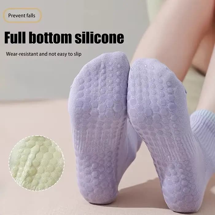 1 paire femmes anti-dérapant chaussette Trampoline Yoga