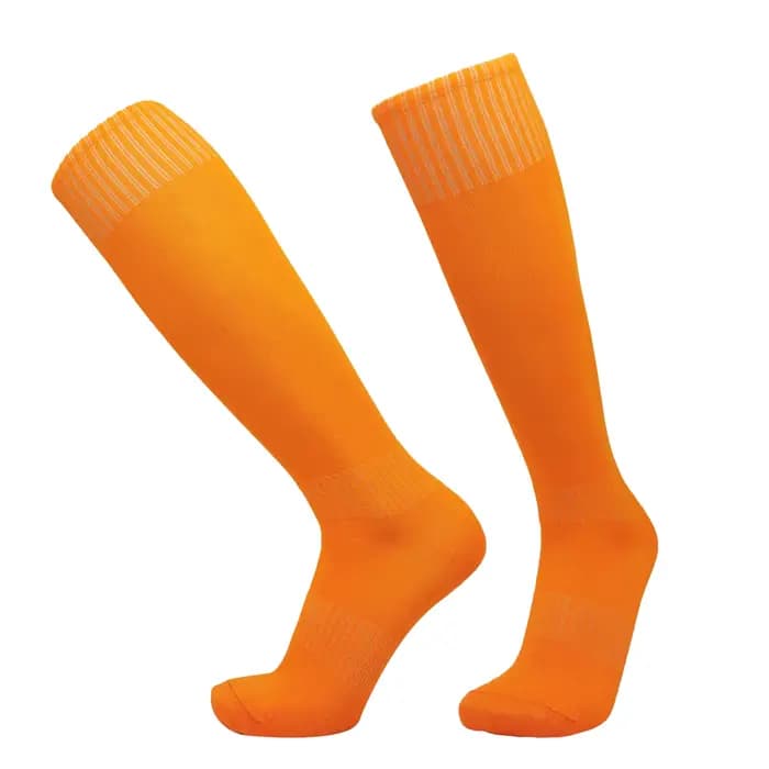 Football Football chaussettes sport enfants hommes femmes couleur unie bas cyclisme genou sport basket-ball enfants adultes longue chaussette de Football