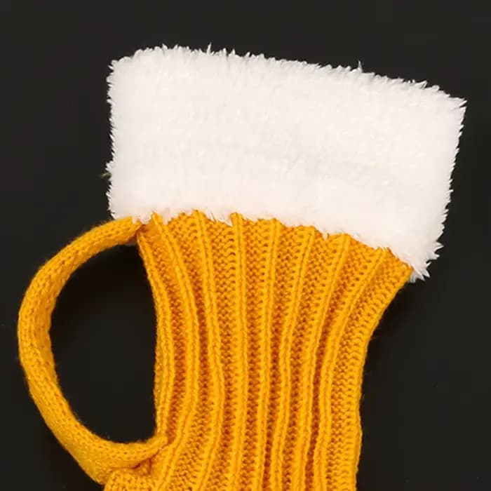 Chaussettes épaisses pour tasse de bière pour femmes et hommes