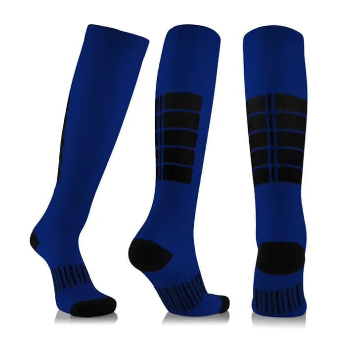 Chaussettes de Compression pour varices, chaussettes de football à Tube Long unisexe pour Sports de plein air, bas d'allaitement pour hommes et femmes, cuisses de Golf