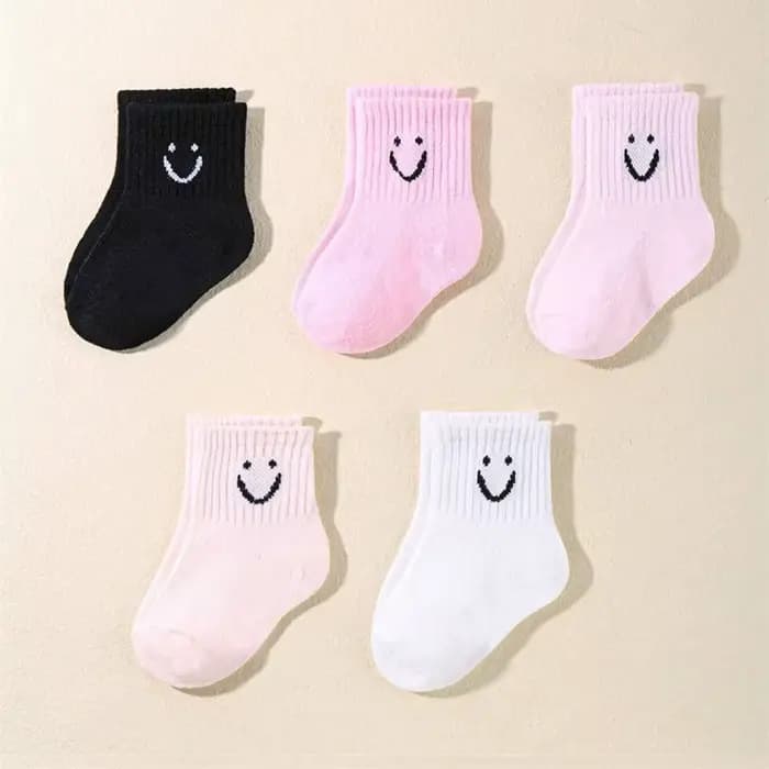 10 paires de chaussettes mi-mollet pour enfants
