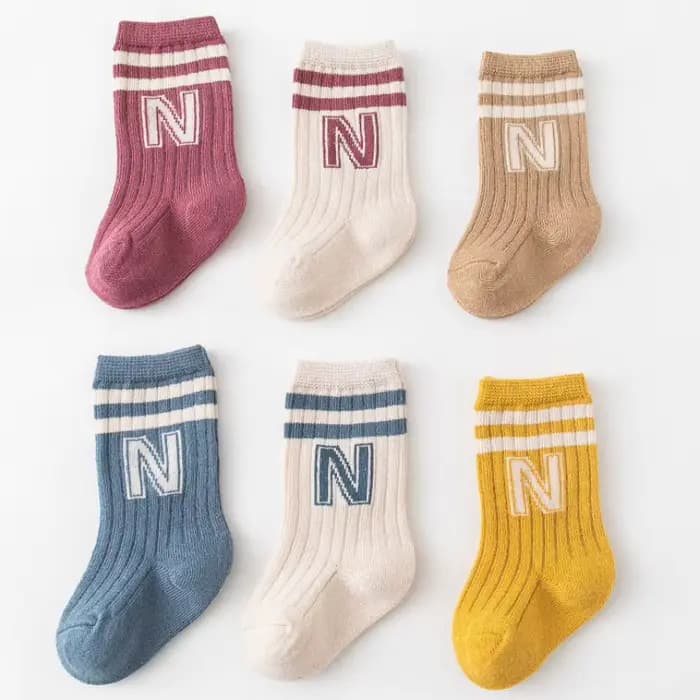 Chaussettes de sport en coton pour garçons et filles