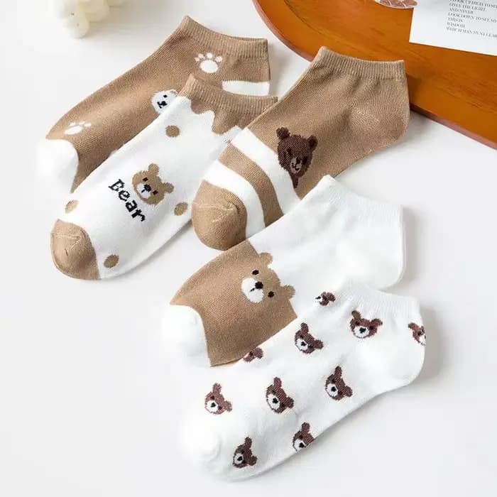 5 paires de chaussettes basses pour femmes