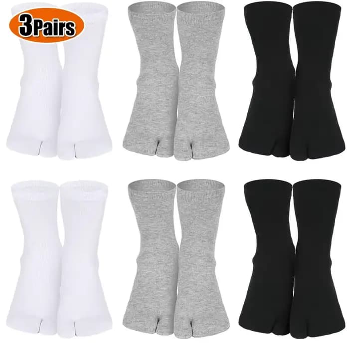 3 paires de chaussettes Tabi pour hommes et femmes