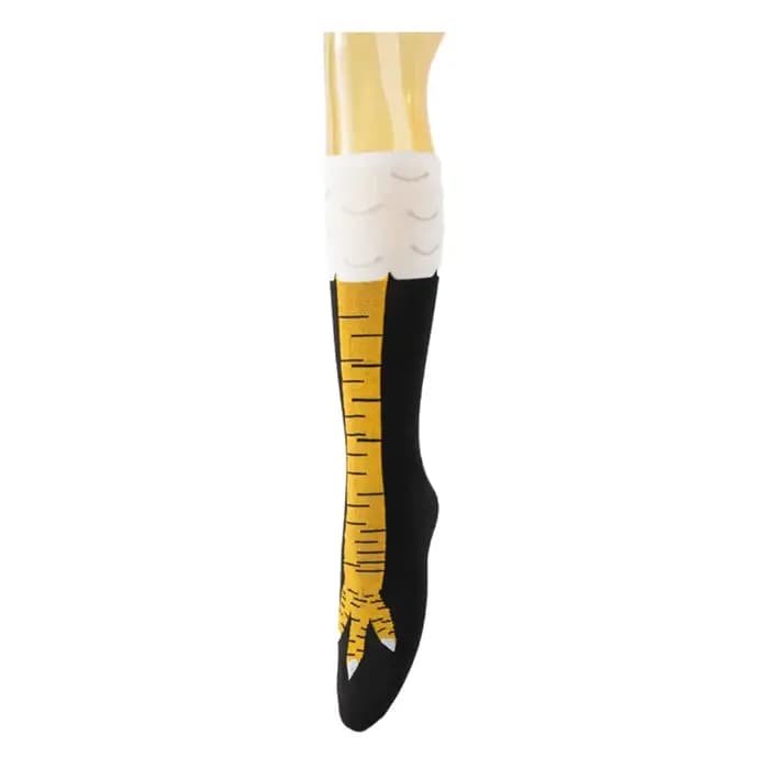 Chaussettes de sport amusantes à griffes de poulet pour femmes