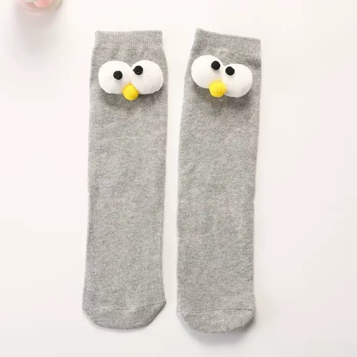 Mode enfants grands yeux tuyaux droits chaussettes