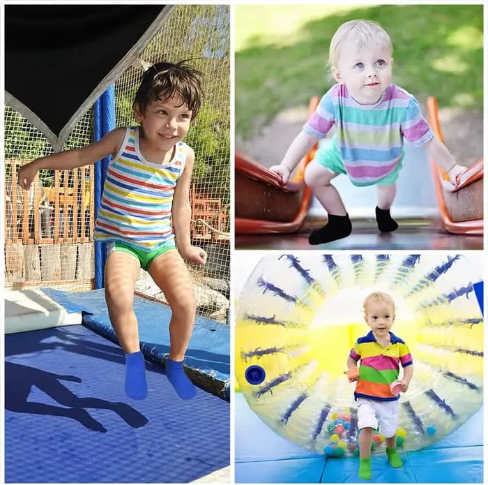 Chaussettes antidérapantes pour Trampoline pour enfants