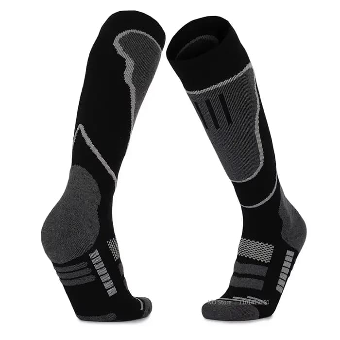 1 paire de chaussettes thermiques en laine mérinos pour hommes et femmes