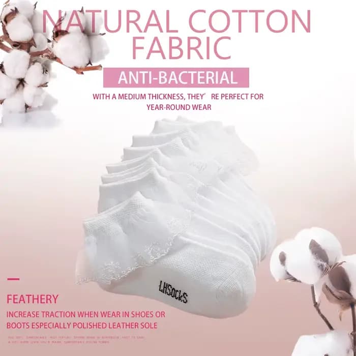 Chaussettes à volants en dentelle pour bébés filles