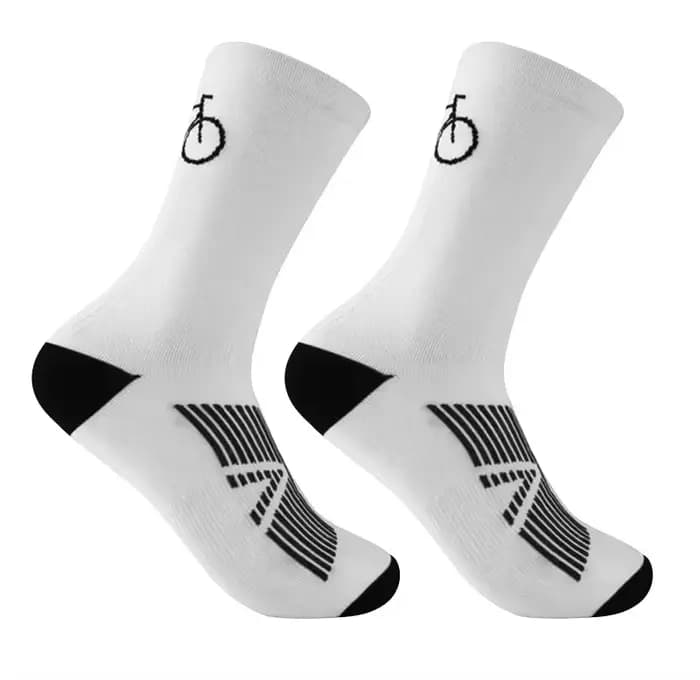 1 paire de chaussettes de cyclisme professionnelles respirantes pour vélo de route et vtt