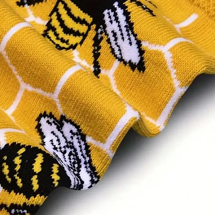 26 nouvelles chaussettes Harajuku amusantes pour femmes, motif petite abeille, chaussettes chaudes et confortables pour le quotidien, le loisir, cadeau, printemps et été