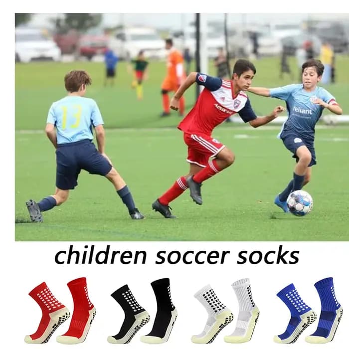Chaussettes de football respirantes pour enfants et adolescents