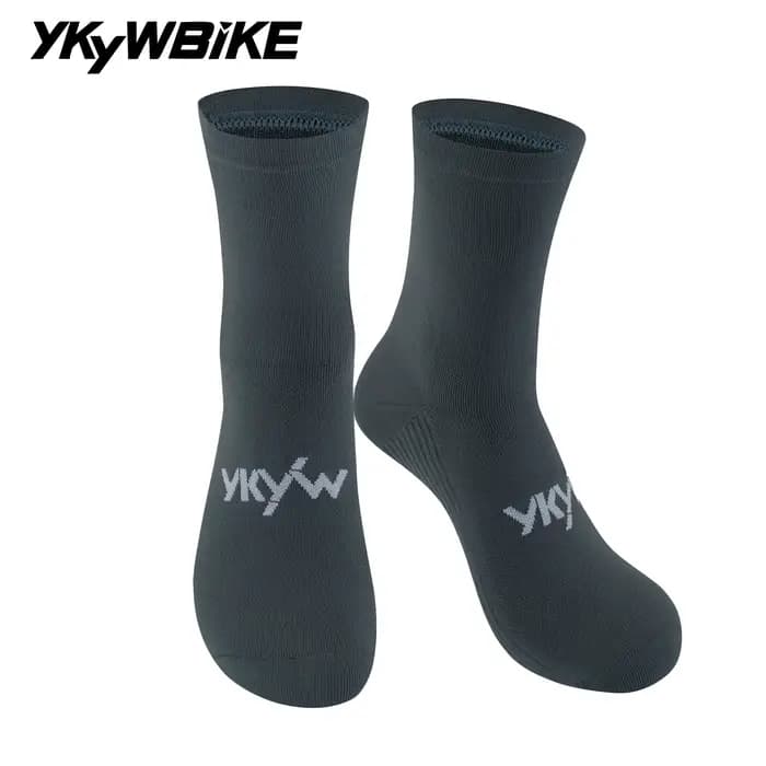 YKYWBIKE 2026 Chaussettes de sport unisexes micro-réfléchissantes pour vélo de route