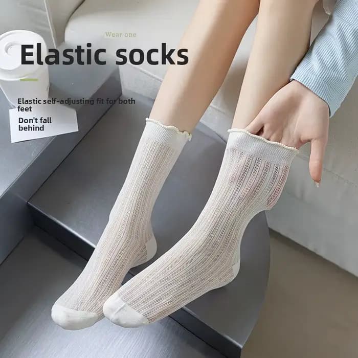 Chaussettes mi-mollet pour femmes
