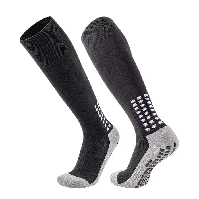 1/4 Paires de Chaussettes de Football pour Adolescents, Chaussettes Longues Antidérapantes et Respirantes pour Entraînement et Matchs en Extérieur, Chaussettes de Mollet pour Enfants