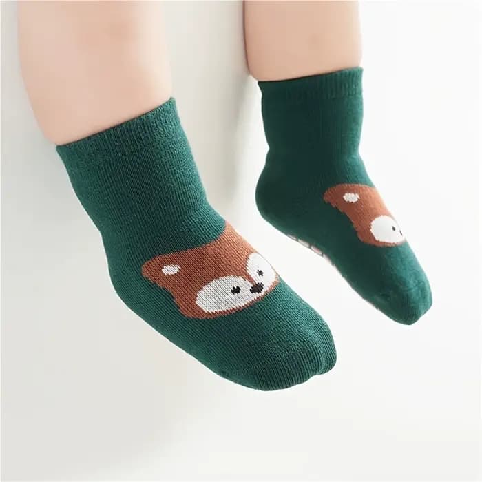 6 paires de chaussettes antidérapantes pour bébés et enfants