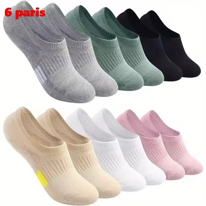 6 Paris chaussettes pour femmes printemps été grandes