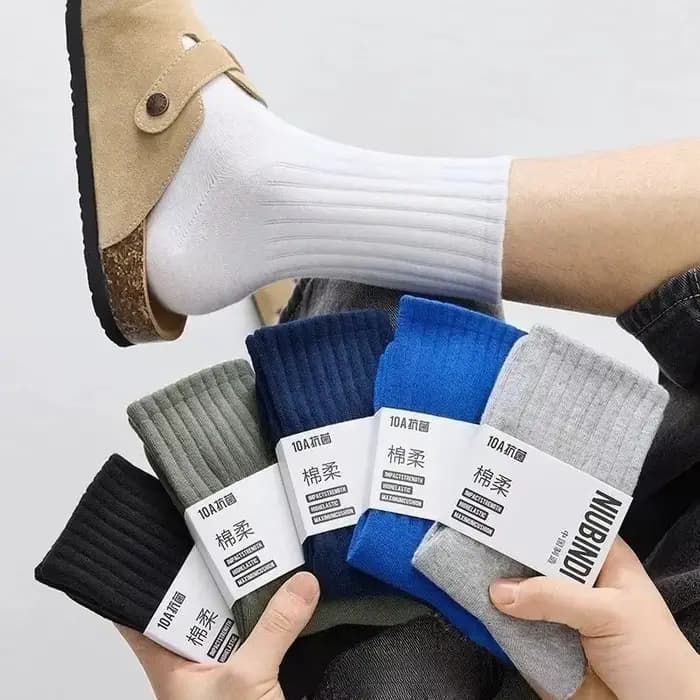 Chaussettes en pur coton anti-odeur