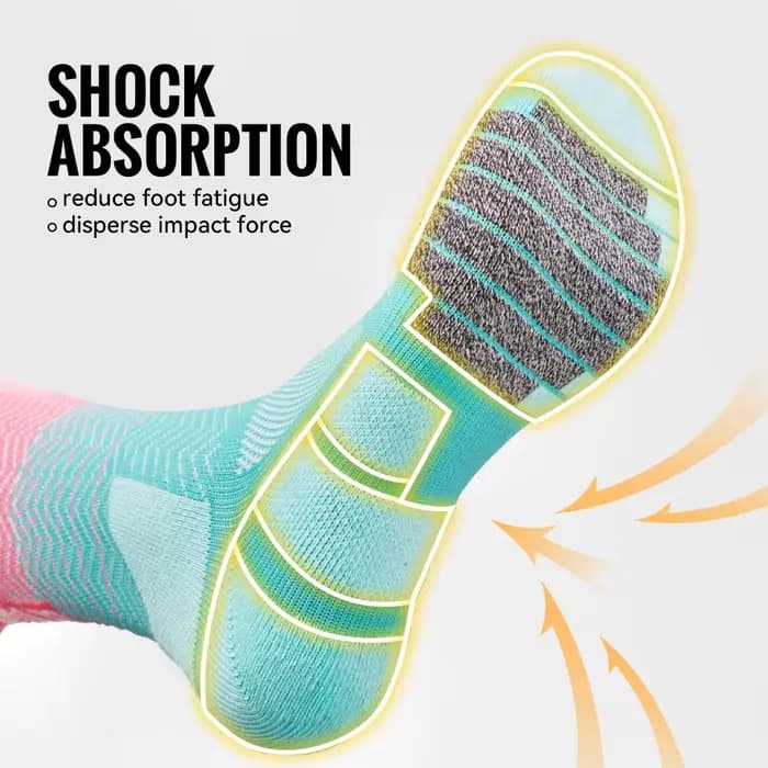 WRELS 1/2/3 chaussettes de sport athlétiques rembourrées