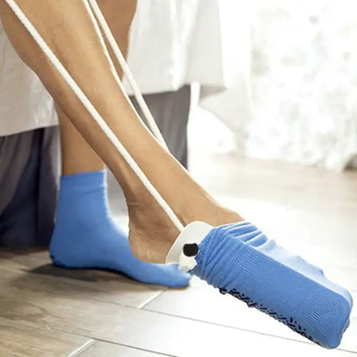 Aide au curseur pour les chaussettes et les bas, extracteur facile, outils d'aide à la chaussette, facile à mettre et à enlever