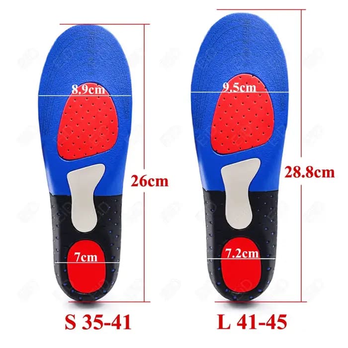 Semelles intérieures de Sport pour chaussures hommes femmes orthèses soutien de la voûte plantaire coussin de chaussure de Sport doux course insérer coussin semelle intérieure en mousse à mémoire de f