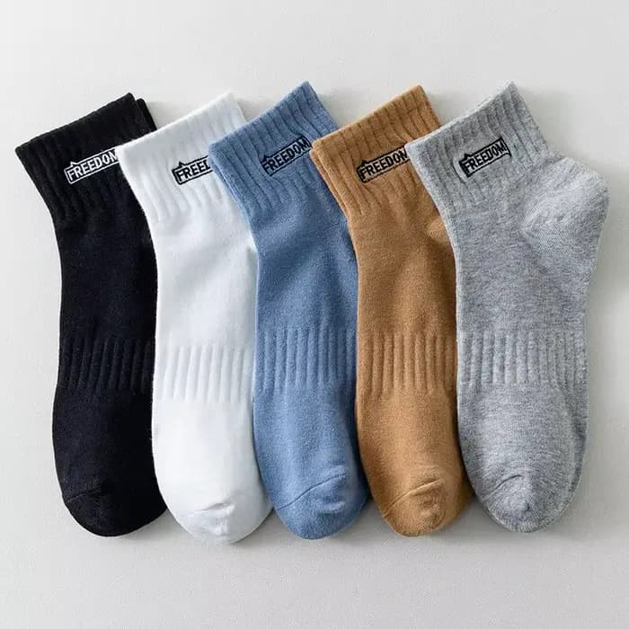 1/5 paires décontracté confortable coupe basse hommes chaussettes absorbant la sueur anti-odeur