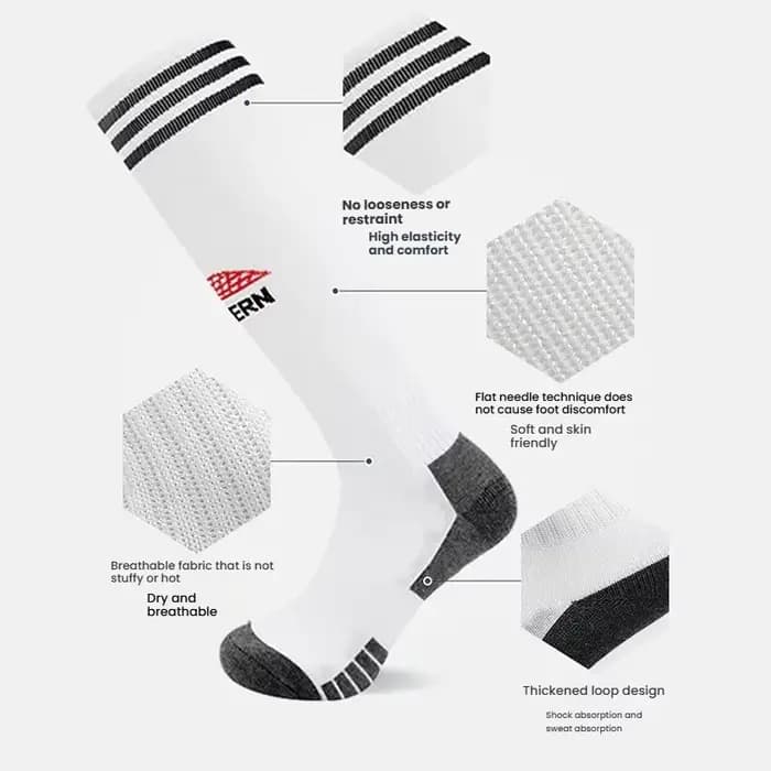 Saison 25-26 Club chaussette de Football pour adultes enfants épaississement serviette bas genou haute Gril