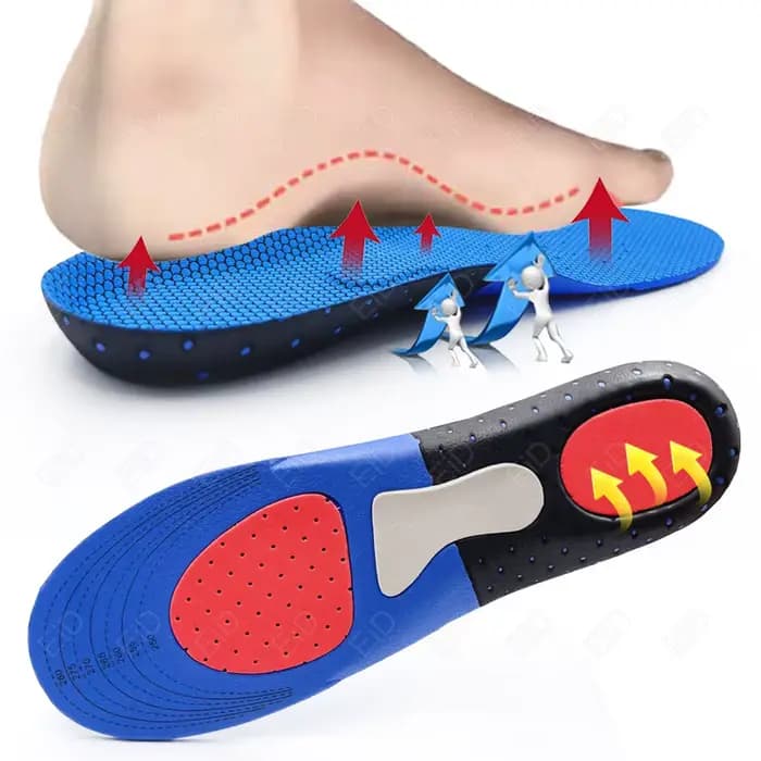 Semelles intérieures de Sport pour chaussures hommes femmes orthèses soutien de la voûte plantaire coussin de chaussure de Sport doux course insérer coussin semelle intérieure en mousse à mémoire de f