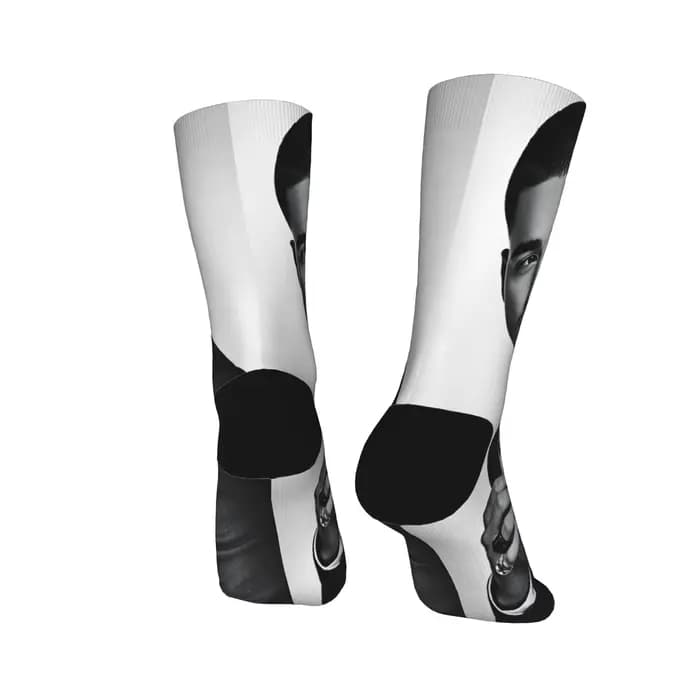 Femmes hommes chaussettes Maluma rappeur bas automne à la mode haute qualité