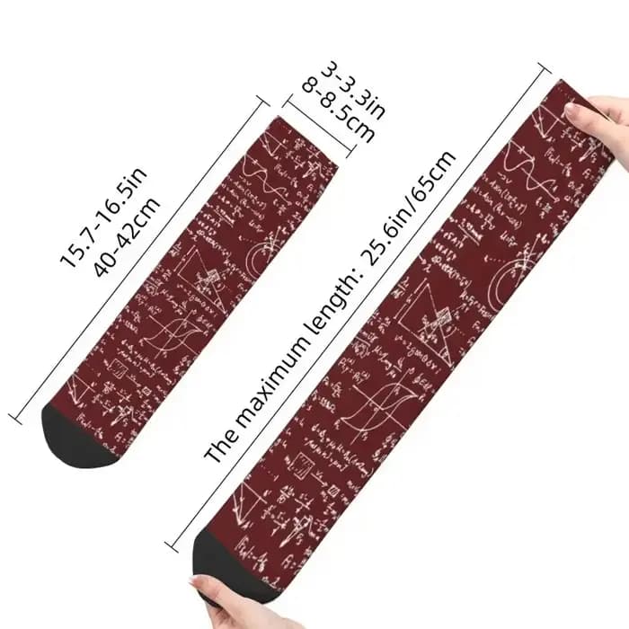 Chaussettes habillées bordeaux pour hommes et femmes