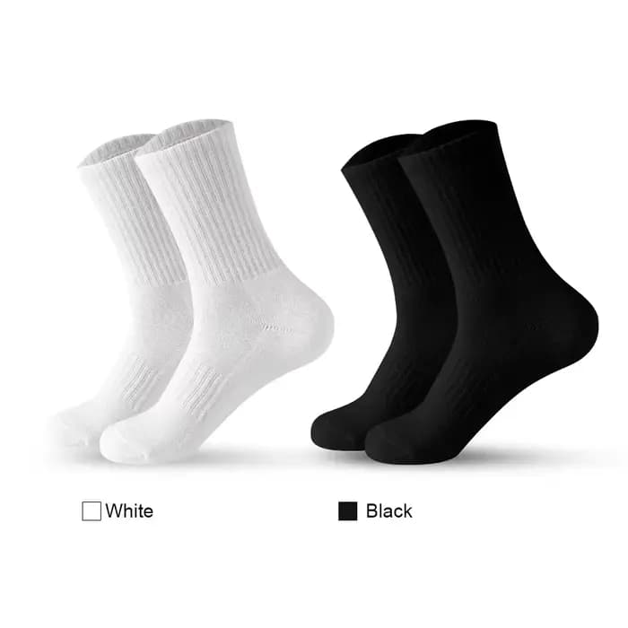 1-20 paires hommes nouveau Style chaussettes blanches hommes doux respirant sport chaussettes longues été hiver pour hommes chaussettes grande taille