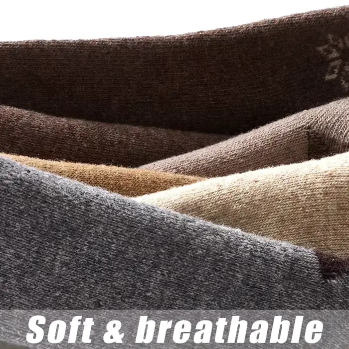 5 paires de chaussettes en laine mérinos pour femmes