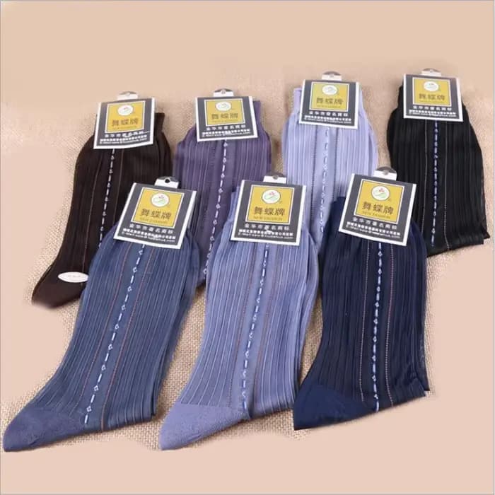 Chaussettes en nylon doux et soyeux pour hommes