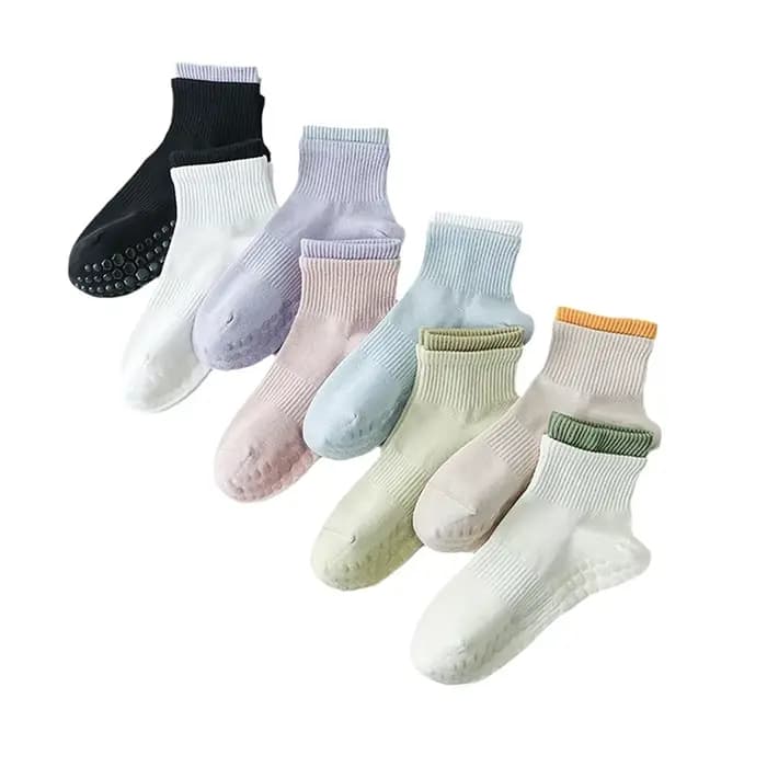 1 paire femmes anti-dérapant chaussette Trampoline Yoga