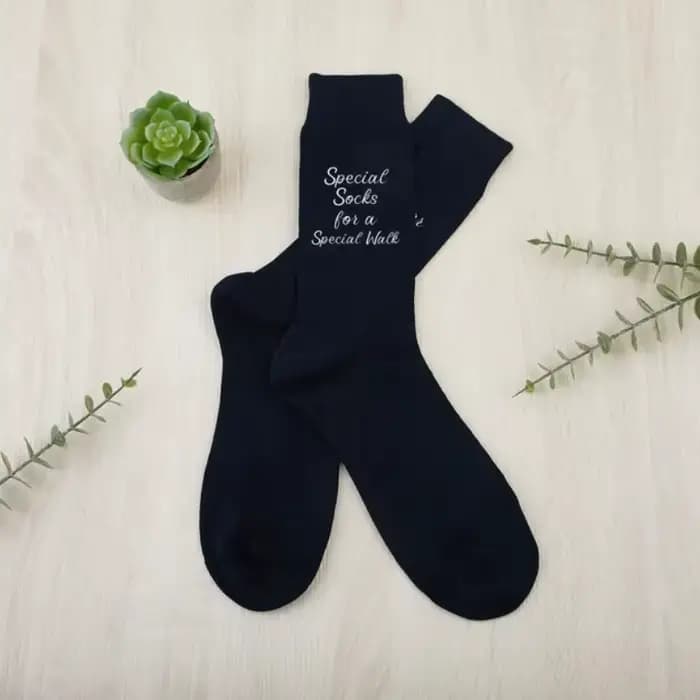 Chaussettes spéciales chaussettes de fête de mariage cadeau père de la mariée fournitures de décoration de jour de mariage cadeaux chaussettes noires père de la mariée