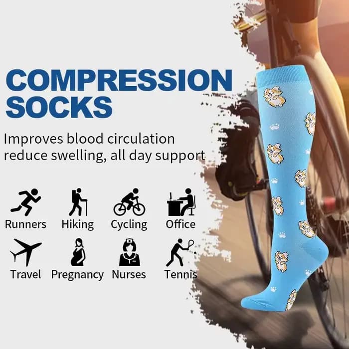 56 Styles de 6 paires de chaussettes de Compression