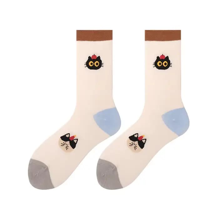 Chaussettes pour femmes mignon nouvelles nouveautés mode coton respirant