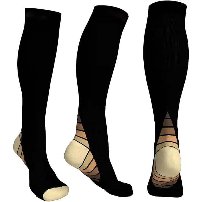 1 paire de chaussettes de compression 20-30 mmHg - Hommes et femmes – Course