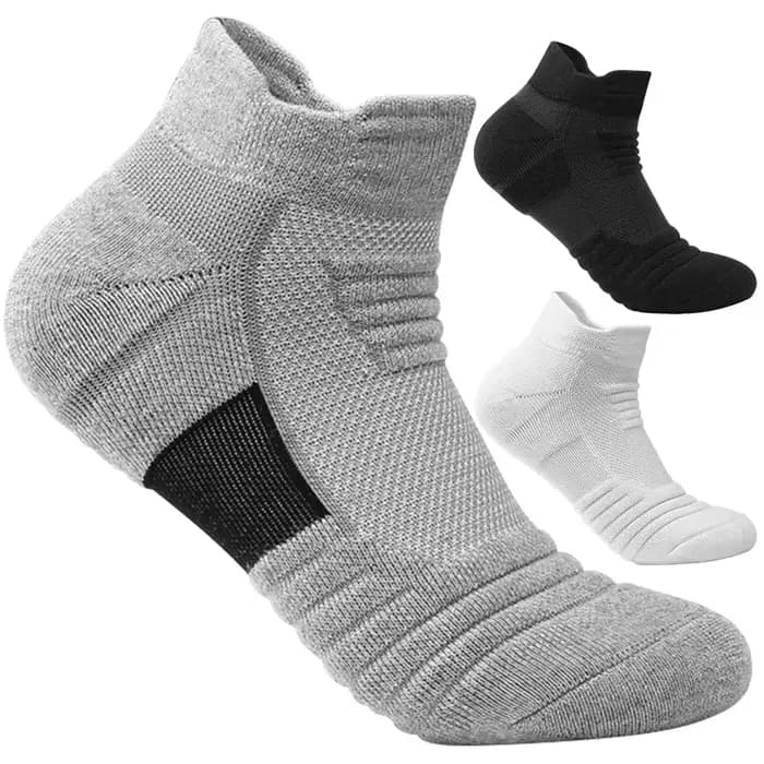 3 paires de chaussettes athlétiques en maille respirante