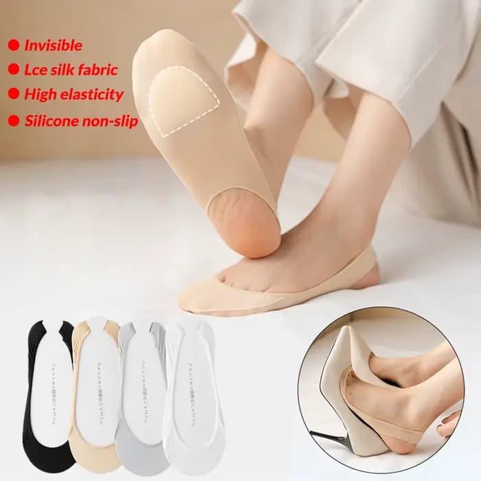 3 paires de chaussettes bateau invisibles pour femme